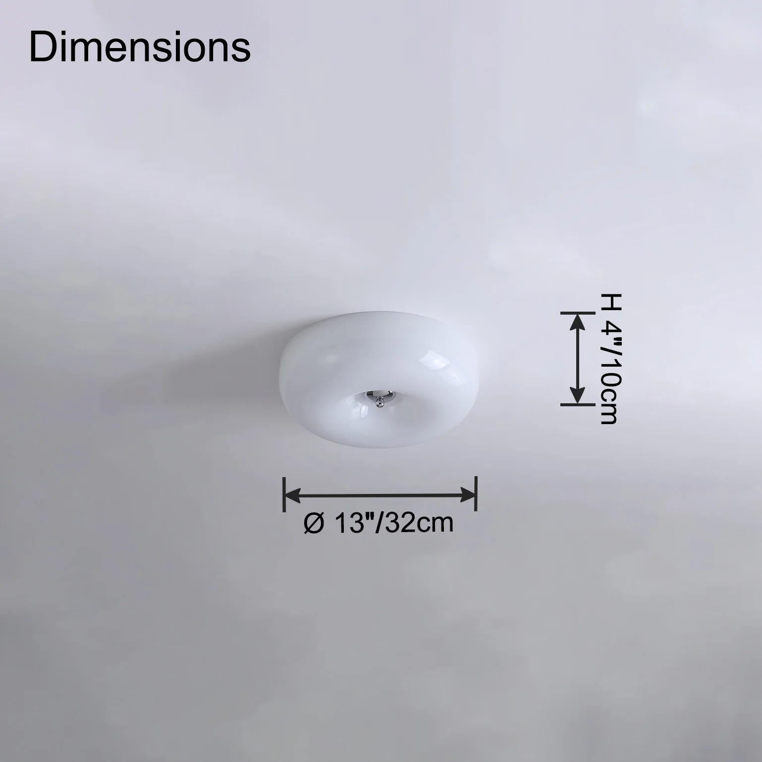 WOMO Round Milk Glass Flush Mount Ceiling Light-WM1134 - Image 37