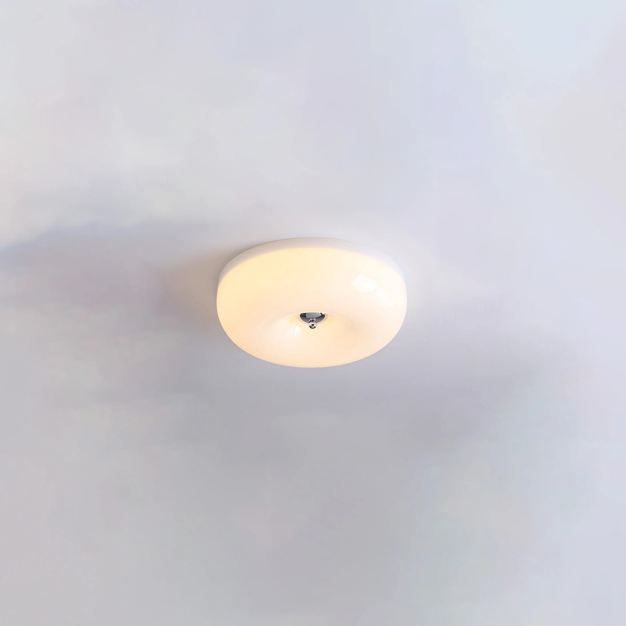 WOMO Round Milk Glass Flush Mount Ceiling Light-WM1134 - Image 38