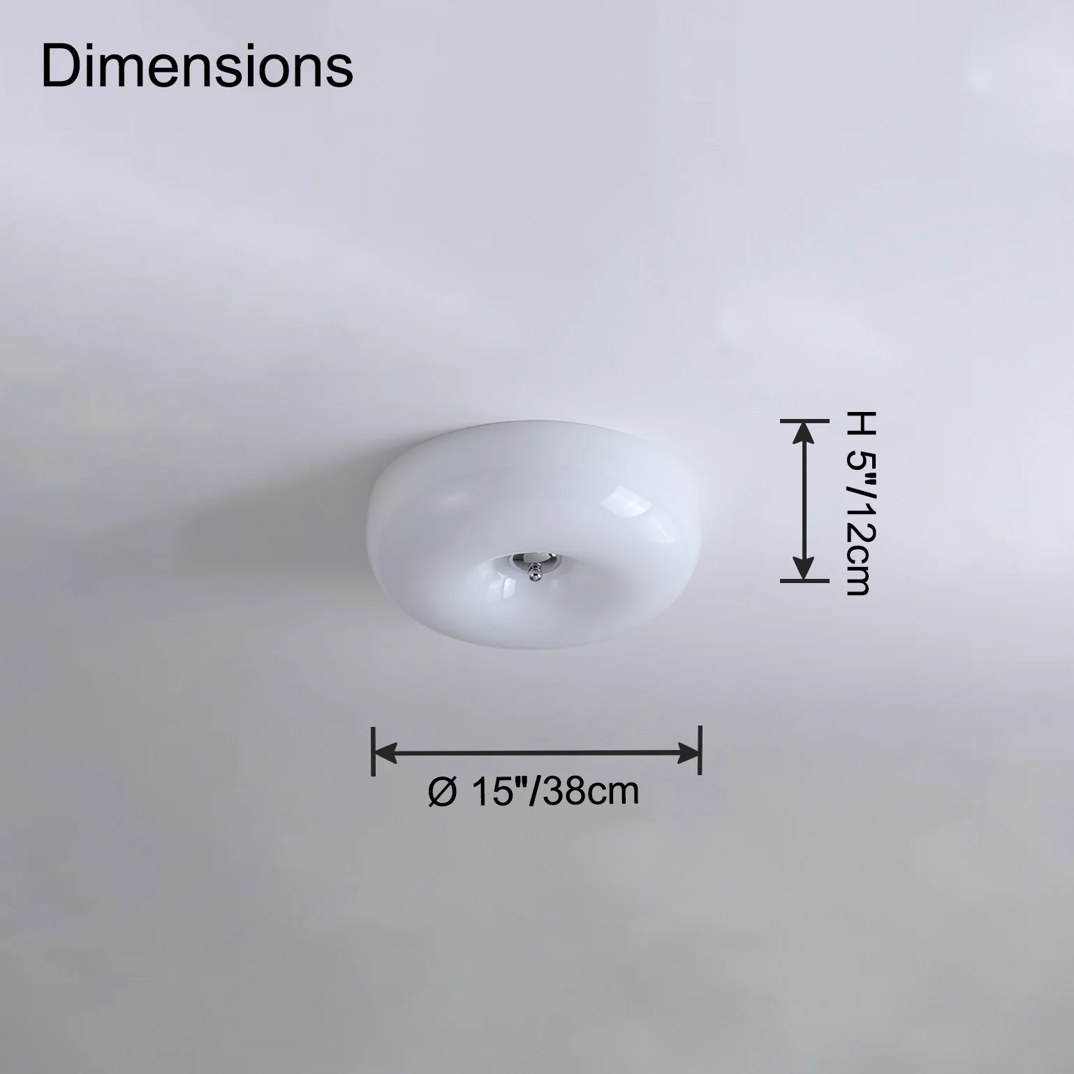 WOMO Round Milk Glass Flush Mount Ceiling Light-WM1134 - Image 39