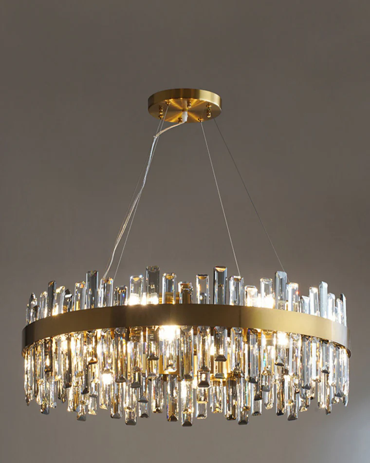 WOMO Round Crystal Chandelier-WM2487 - Image 10