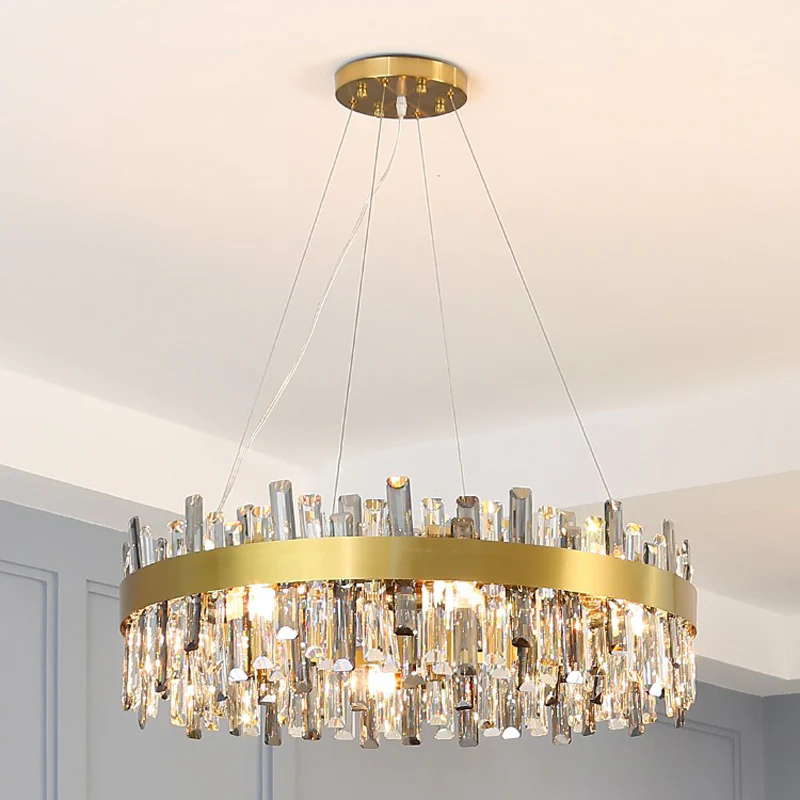 WOMO Round Crystal Chandelier-WM2487 - Image 18