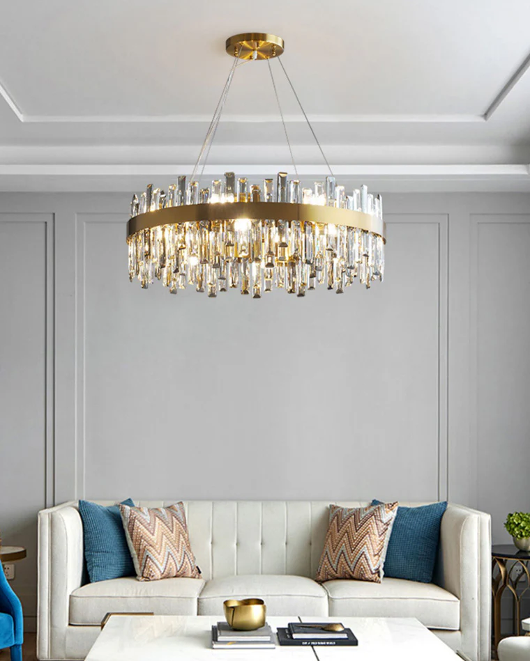 WOMO Round Crystal Chandelier-WM2487 - Image 3