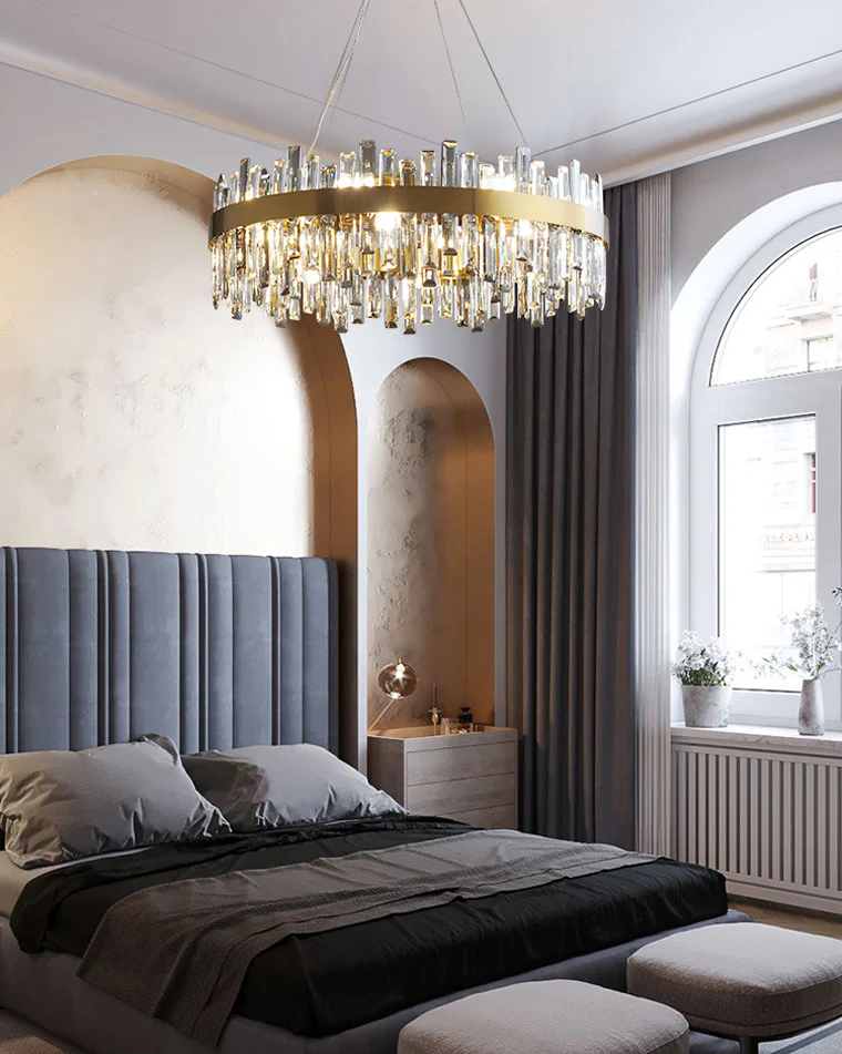 WOMO Round Crystal Chandelier-WM2487 - Image 7