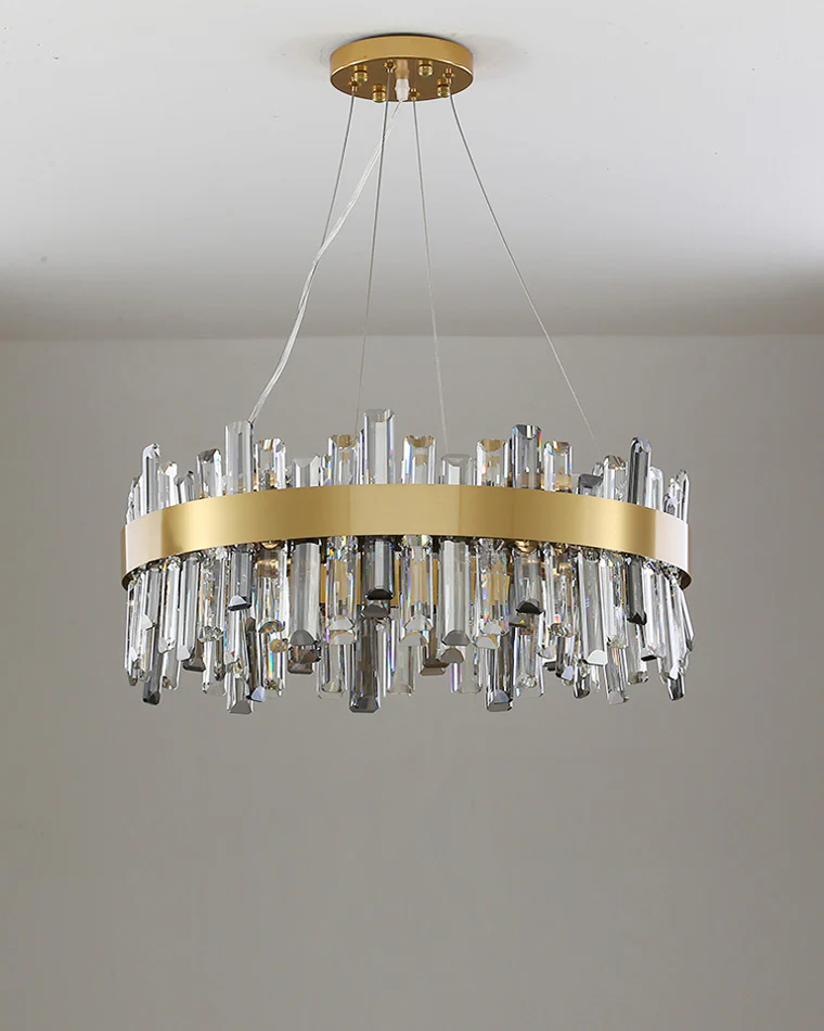 WOMO Round Crystal Chandelier-WM2487 - Image 9