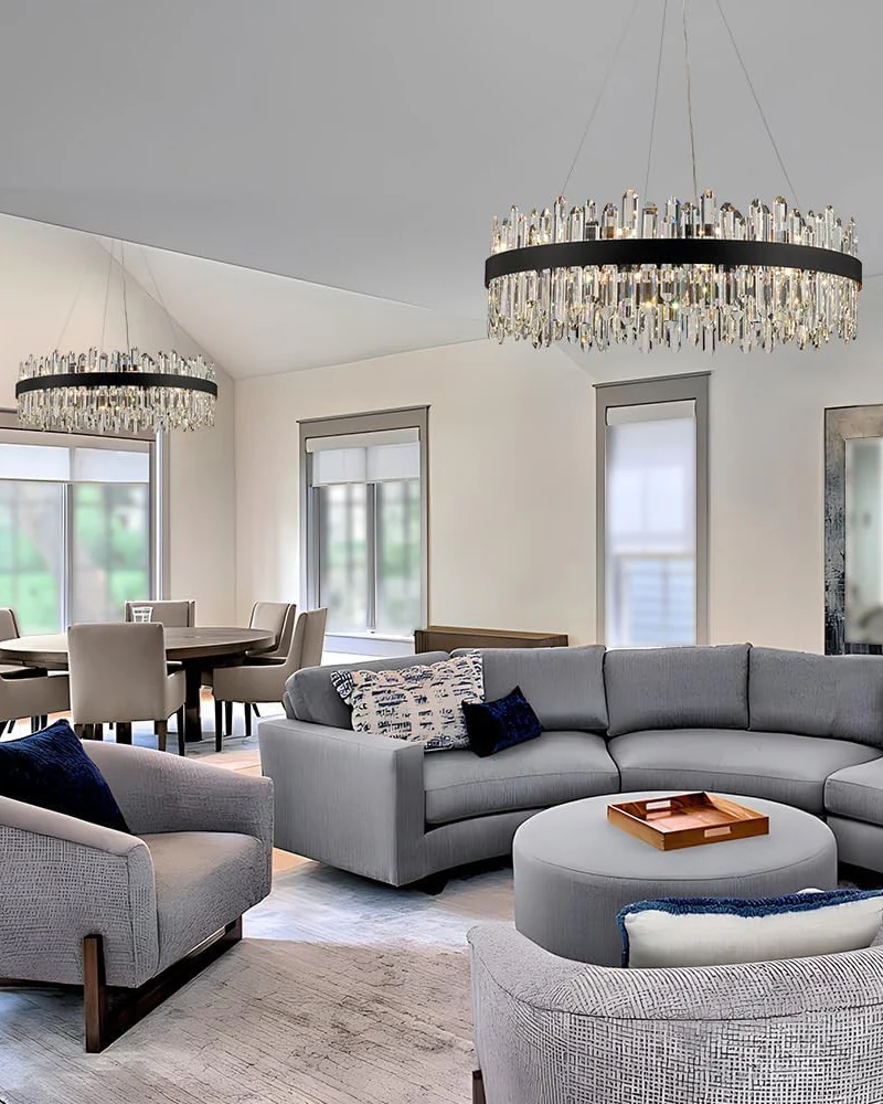 WOMO Round Crystal Chandelier-WM2488a - Image 10