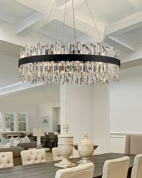 WOMO Round Crystal Chandelier-WM2488a - Image 11