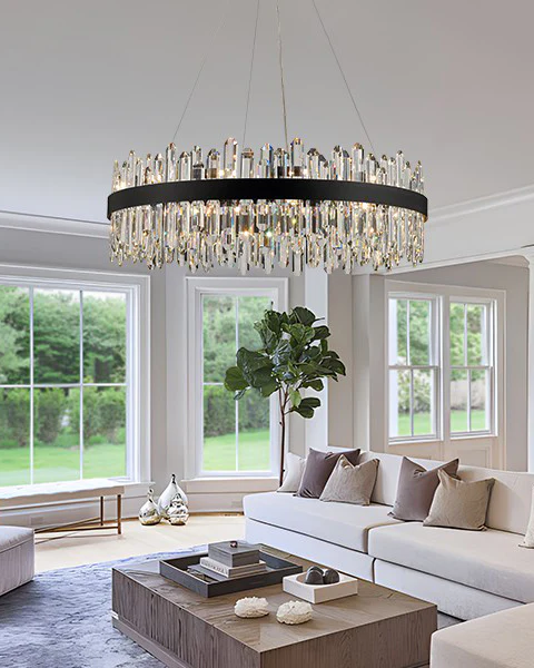 WOMO Round Crystal Chandelier-WM2488a - Image 15
