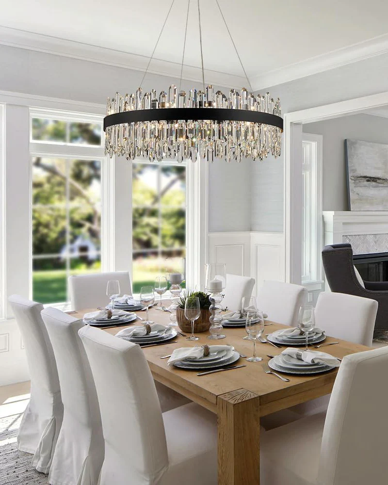 WOMO Round Crystal Chandelier-WM2488a - Image 2