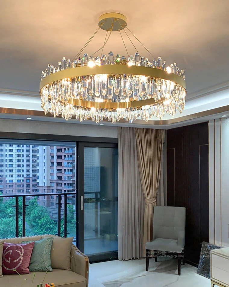 WOMO Round Crystal Chandelier-WM2488a - Image 26