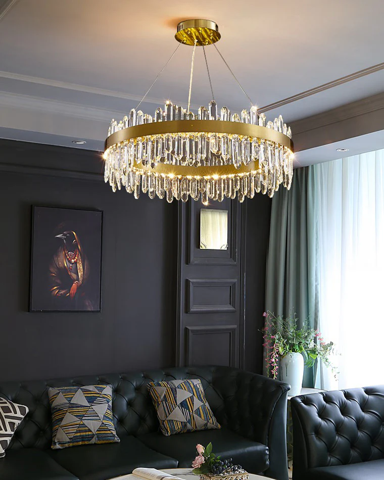 WOMO Round Crystal Chandelier-WM2488a - Image 27