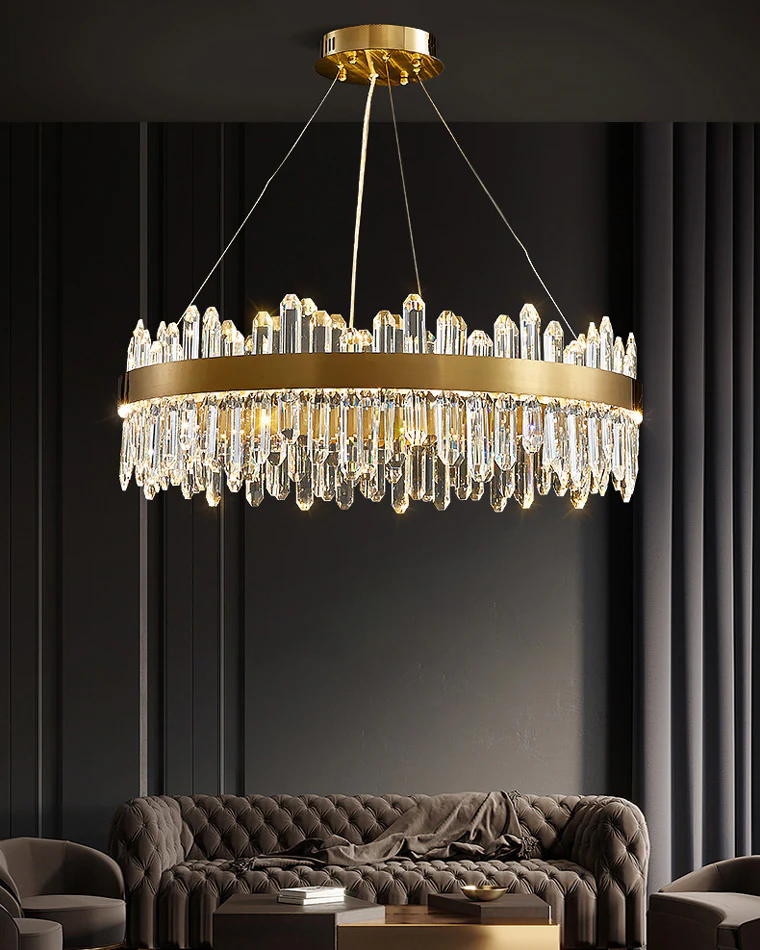 WOMO Round Crystal Chandelier-WM2488a - Image 28