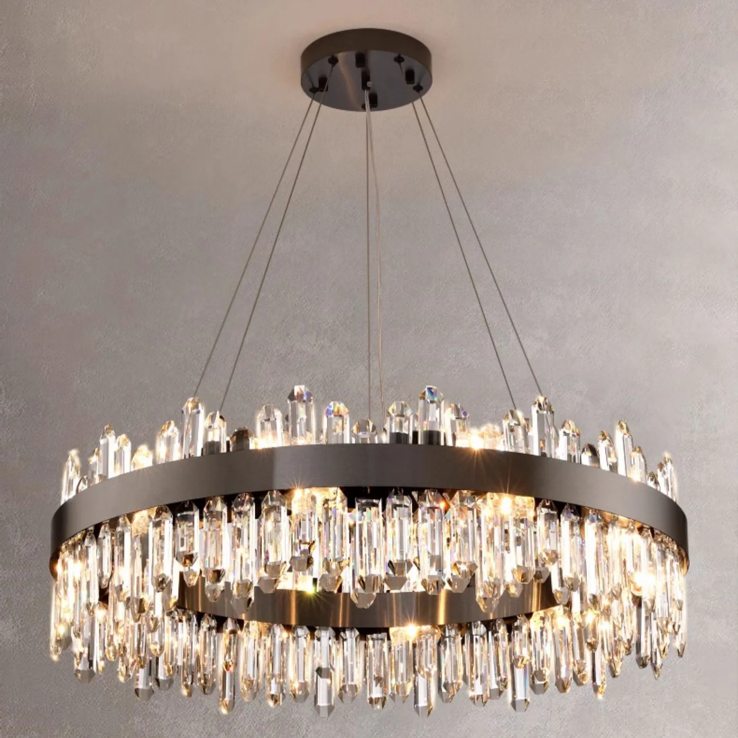 WOMO Round Crystal Chandelier-WM2488a - Image 35