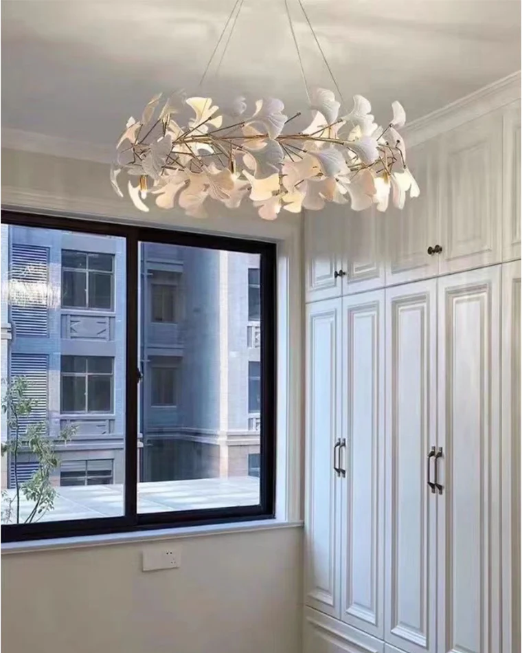 WOMO Gingko Round Chandelier-WM2419 - Image 13