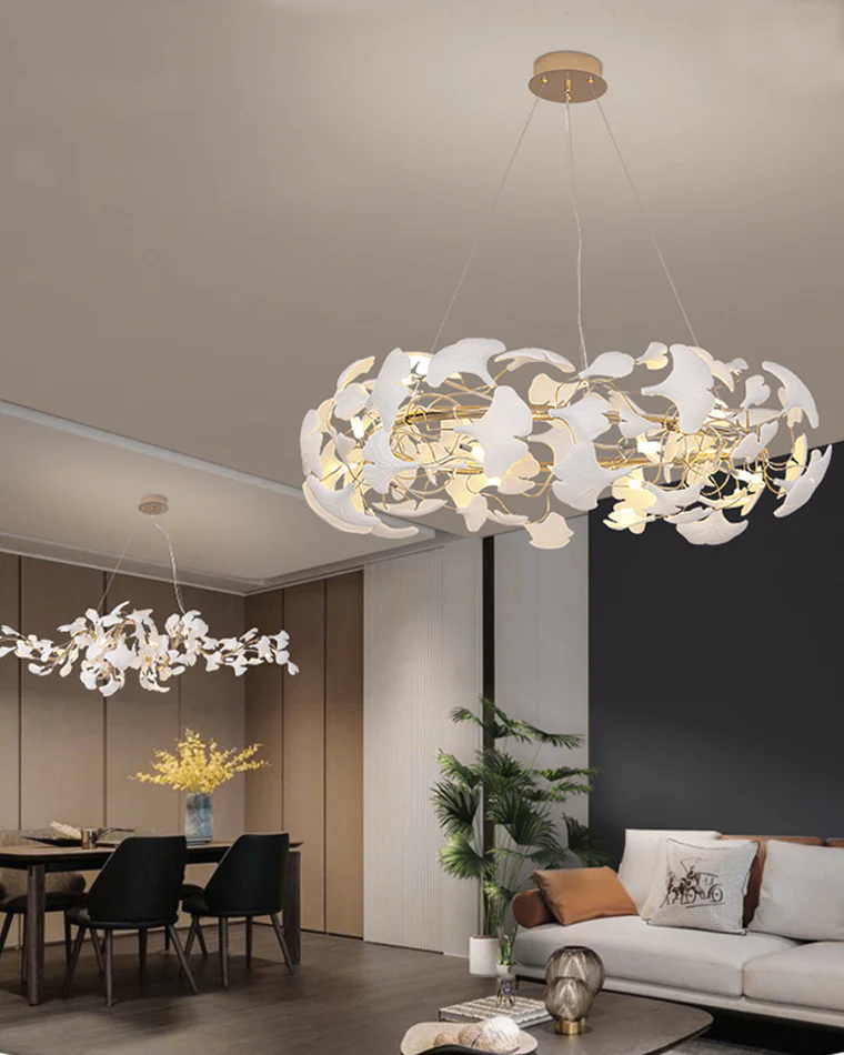 WOMO Gingko Round Chandelier-WM2419 - Image 3