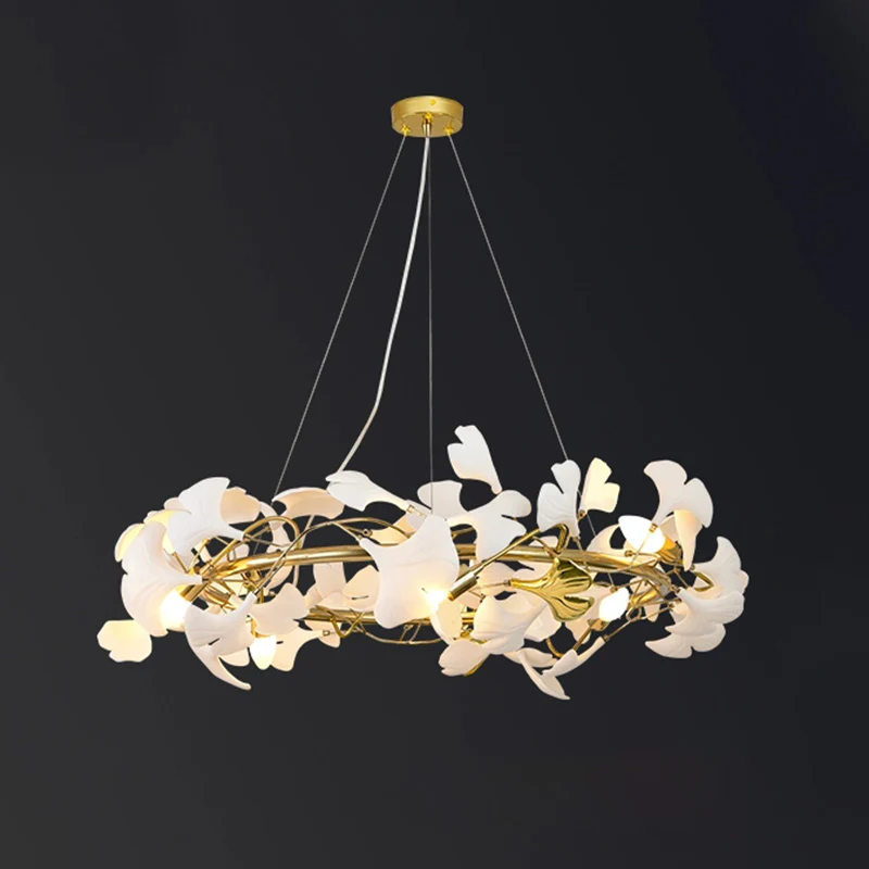 WOMO Gingko Round Chandelier-WM2422 - Image 17