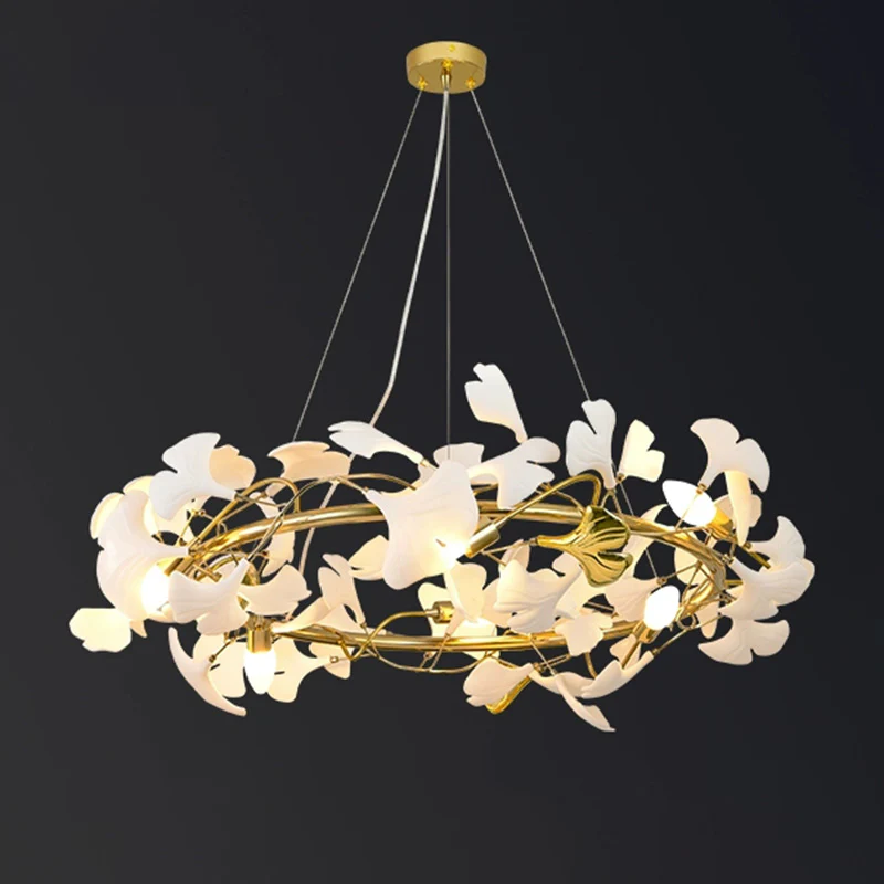 WOMO Gingko Round Chandelier-WM2422 - Image 19