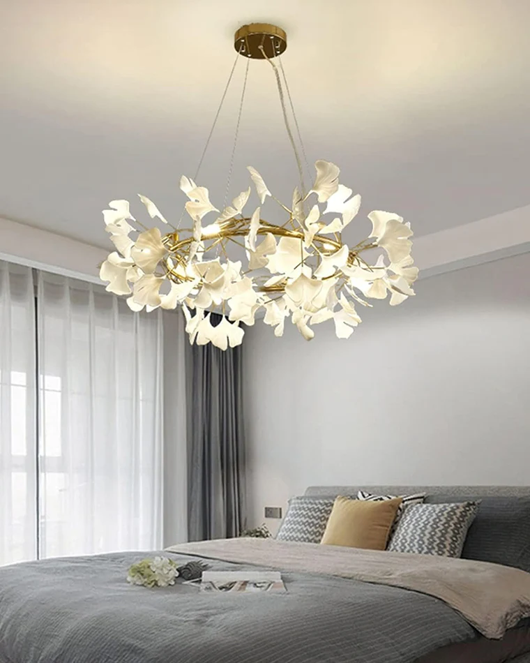 WOMO Gingko Round Chandelier-WM2422 - Image 5