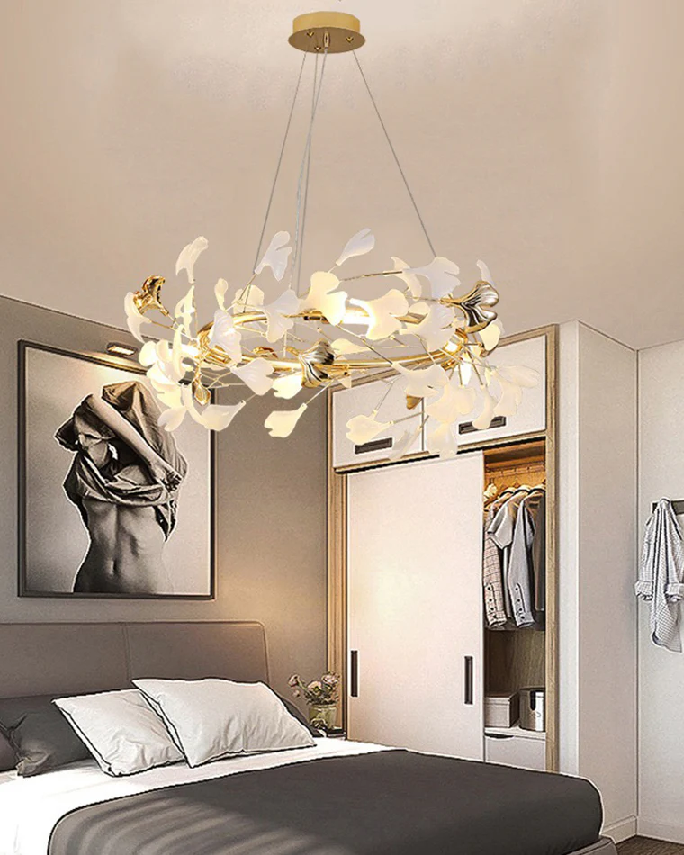 WOMO Gingko Round Chandelier-WM2422 - Image 8