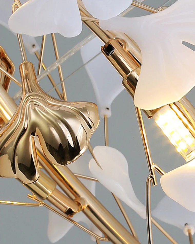 WOMO Gingko Round Chandelier-WM2422 - Image 9