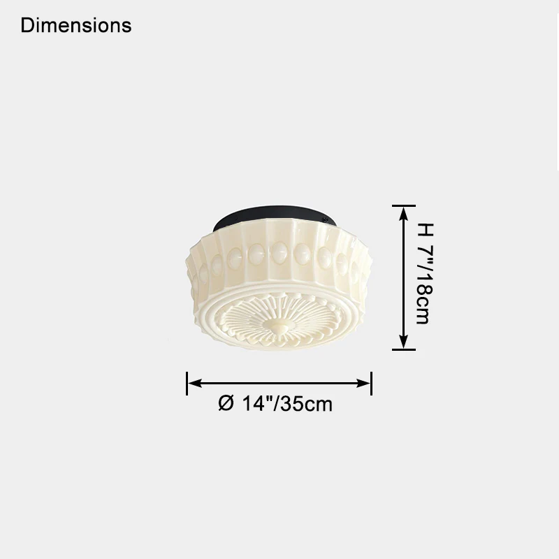 WOMO Round Glass Ceiling Light-WM1125 - Image 12