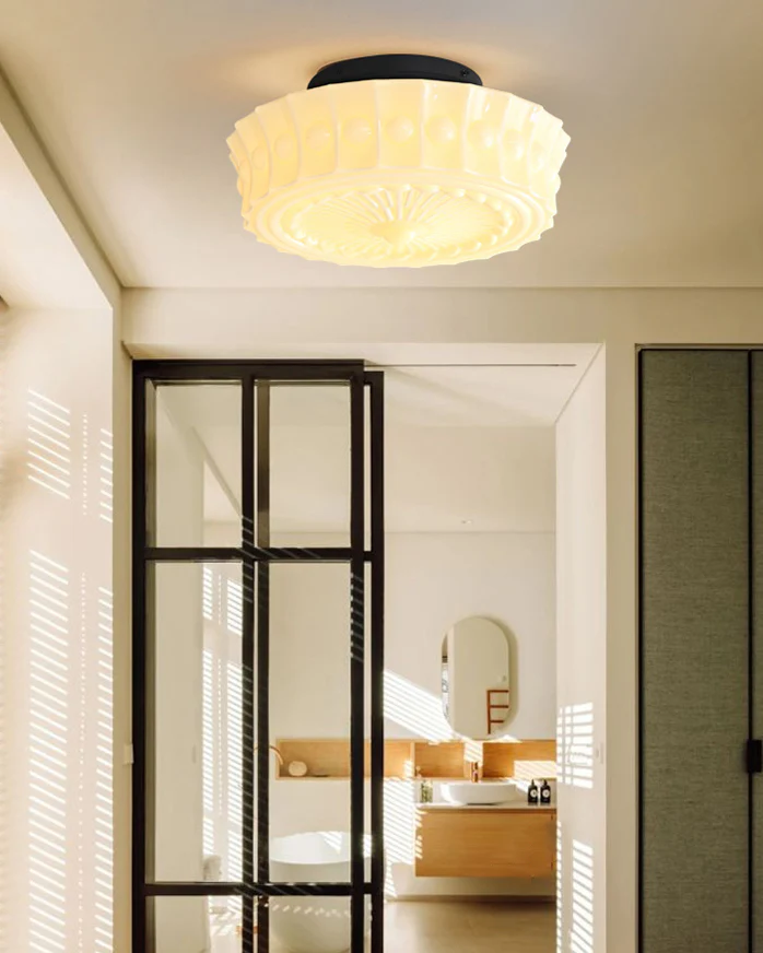 WOMO Round Glass Ceiling Light-WM1125 - Image 4