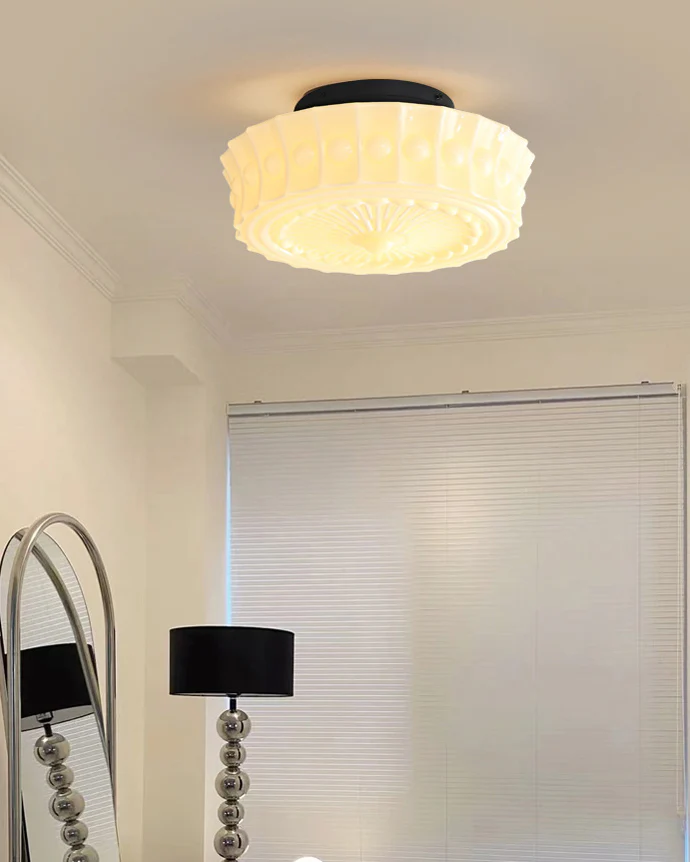 WOMO Round Glass Ceiling Light-WM1125 - Image 5