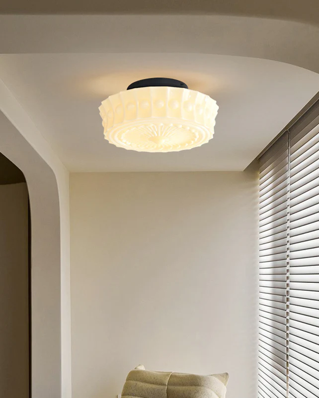 WOMO Round Glass Ceiling Light-WM1125 - Image 7