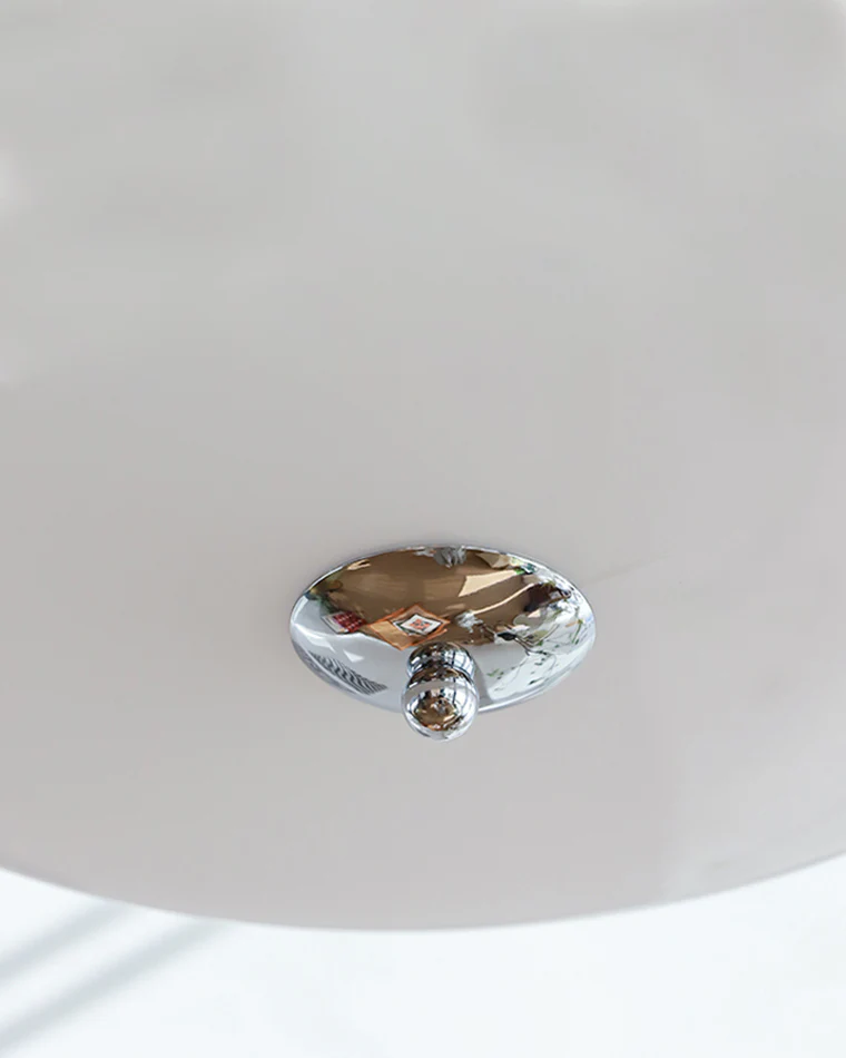 WOMO Round Cream Glass Flush Mount Ceiling Light-WM1132 - Image 27