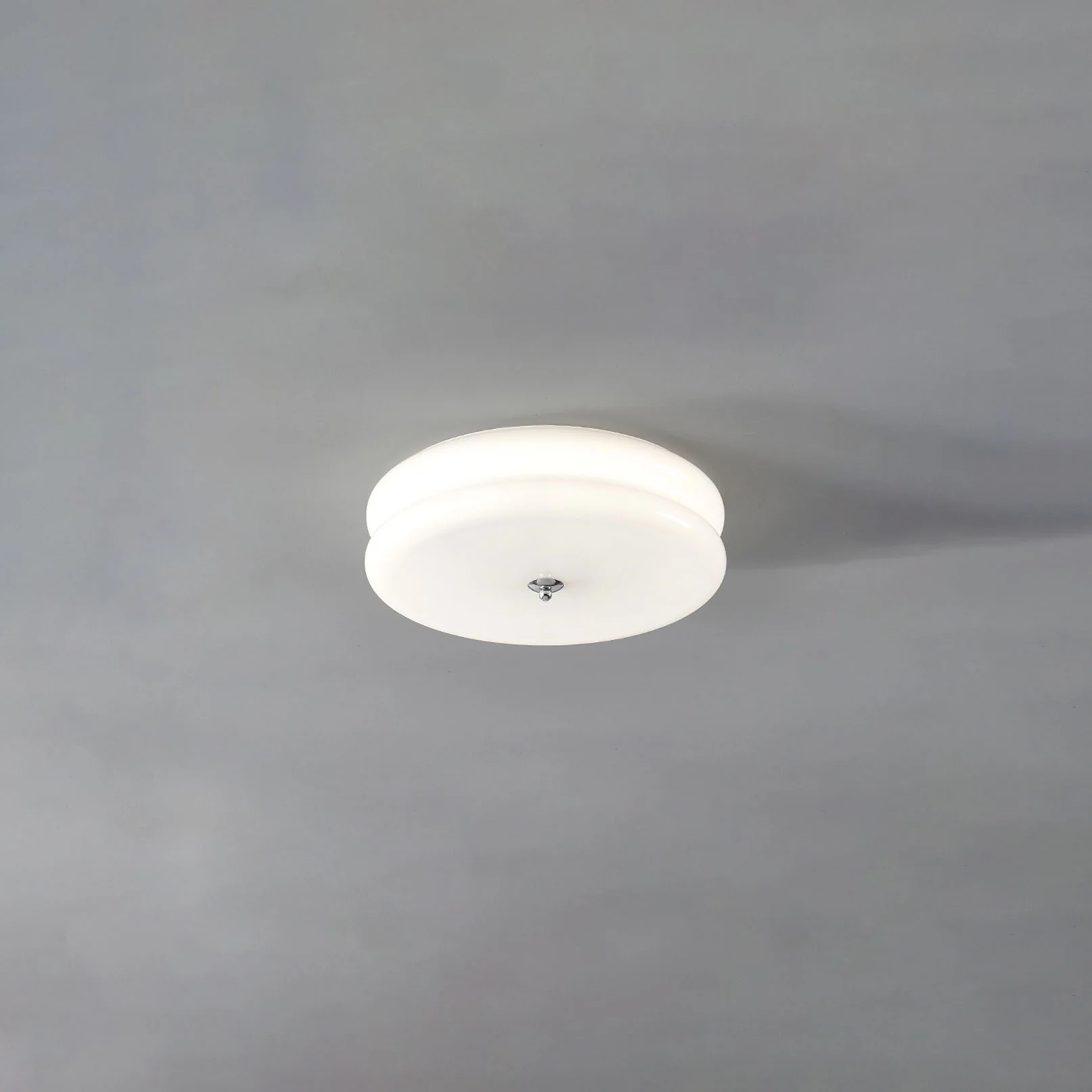 WOMO Round Cream Glass Flush Mount Ceiling Light-WM1132 - Image 30