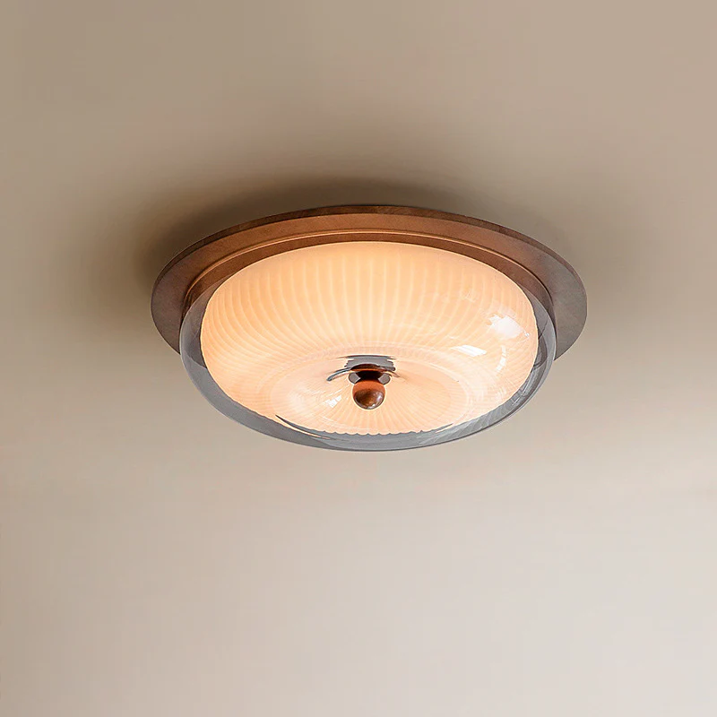 WOMO Round Glass Flush Mount Ceiling Light-WM1189 - Image 10
