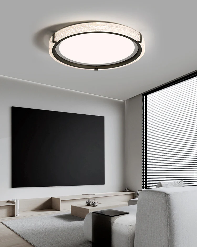 WOMO Acrylic Round Flush Mount Ceiling Light-WM1228 - Image 5
