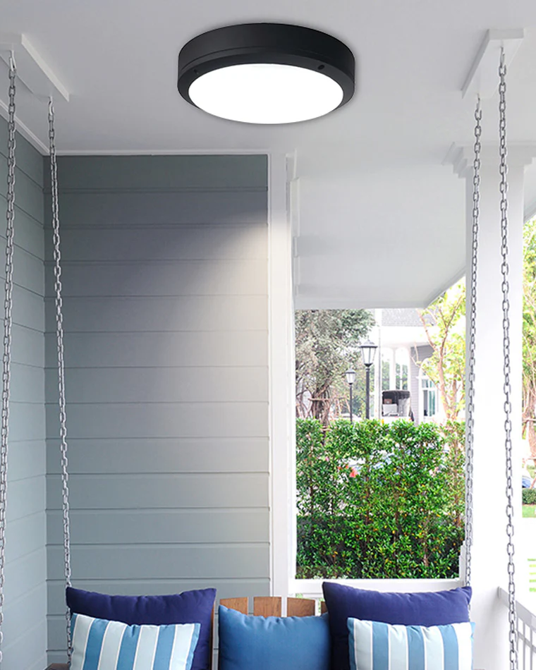 WOMO Round Outdoor Ceiling Light-WM9203 - Image 3