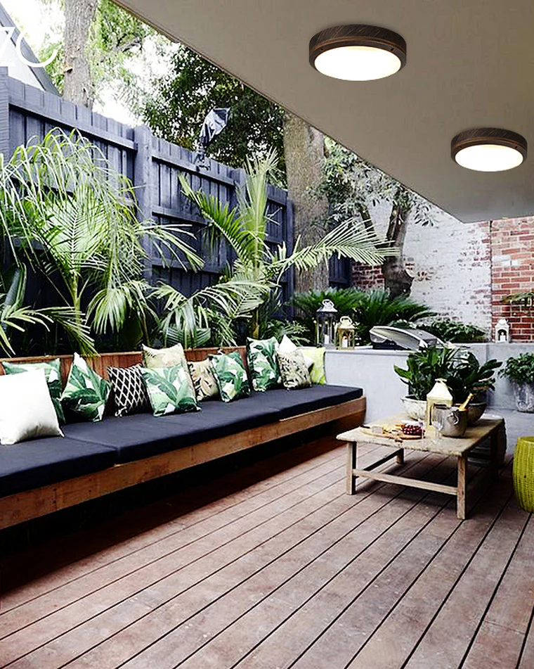 WOMO Round Outdoor Ceiling Light-WM9203 - Image 4