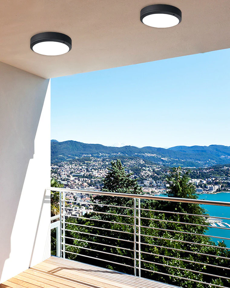 WOMO Round Outdoor Ceiling Light-WM9203 - Image 9