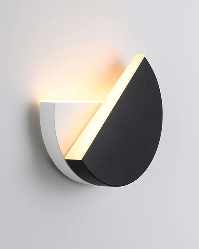 WOMO Adjustable Black & White Round Disc Wall Lamps-WM6071 - Image 13