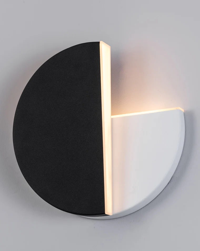WOMO Adjustable Black & White Round Disc Wall Lamps-WM6071 - Image 26