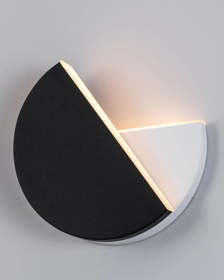 WOMO Adjustable Black & White Round Disc Wall Lamps-WM6071 - Image 27