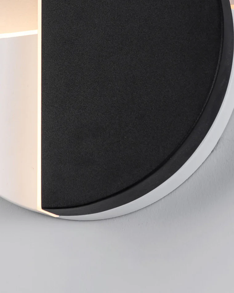 WOMO Adjustable Black & White Round Disc Wall Lamps-WM6071 - Image 36