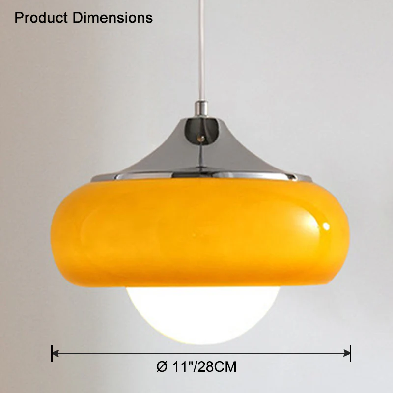 WOMO 70s Saucer Pendant Light-WM2499 - Image 12
