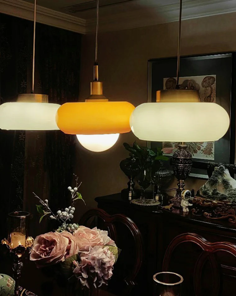 WOMO 70s Saucer Pendant Light-WM2499 - Image 2