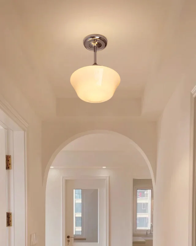 WOMO Schoolhouse Glass Ceiling Light-WM1147 - Image 2