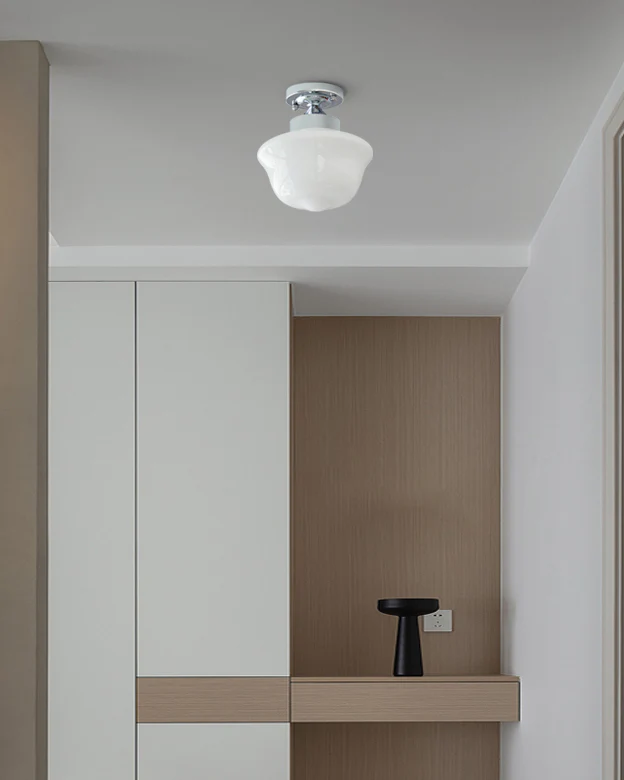 WOMO Schoolhouse Glass Ceiling Light-WM1147 - Image 4