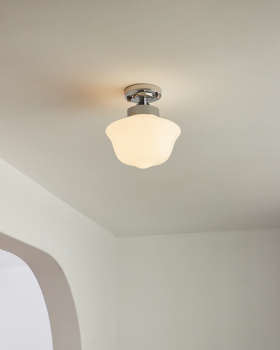 WOMO Schoolhouse Glass Ceiling Light-WM1147 - Image 7