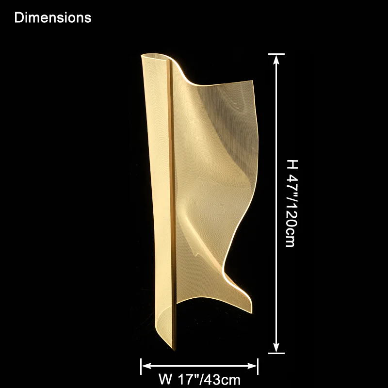 WOMO Wind Sculptural Floor Lamp-WM7100 - Image 13