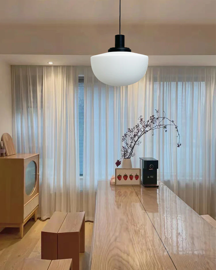 WOMO Semi-Sphere Glass Pendant Light-WM2567 - Image 5