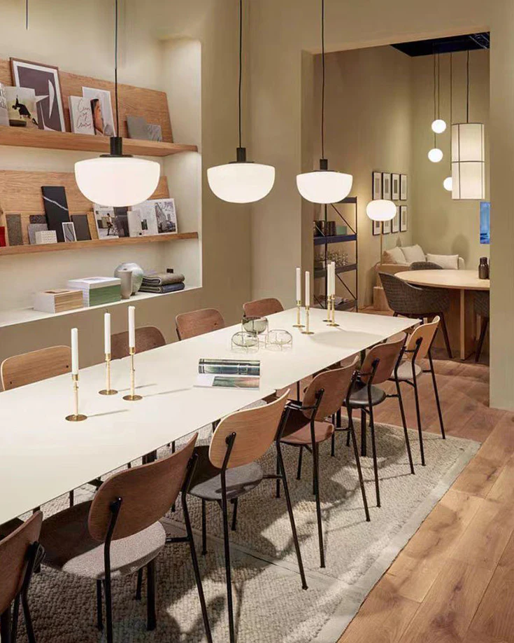 WOMO Semi-Sphere Glass Pendant Light-WM2567 - Image 7