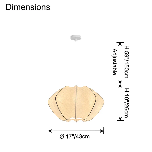 WOMO Silk Pendant Light-WM2972 - Image 14