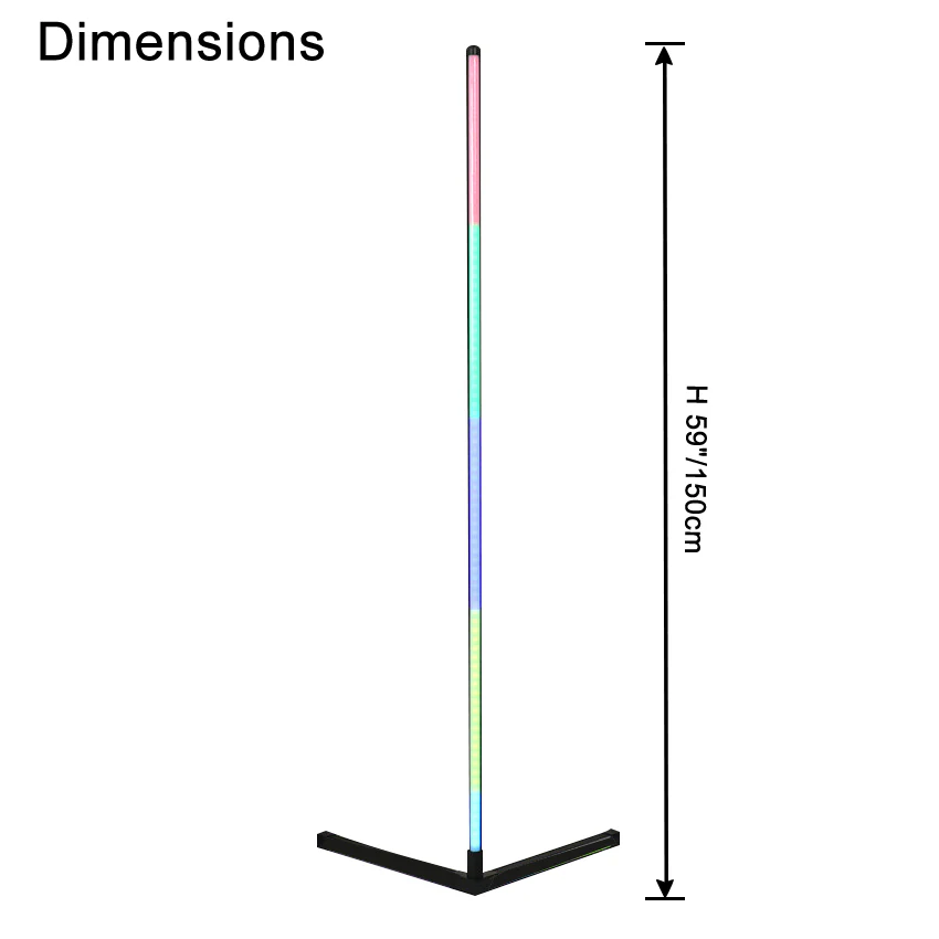 WOMO Simple Linear Floor Lamp-WM7078 - Image 31