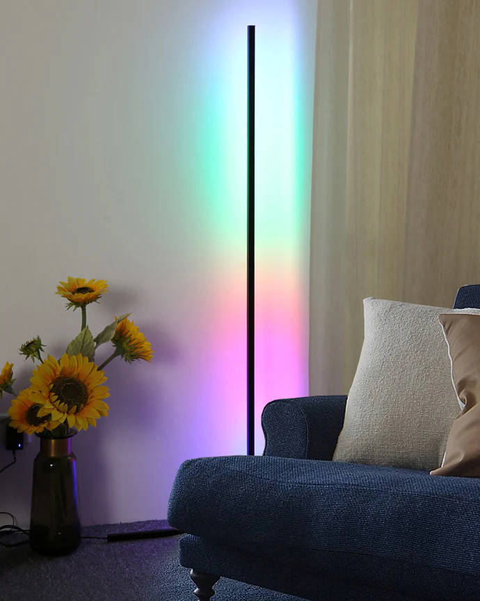 WOMO Simple Linear Floor Lamp-WM7078 - Image 9
