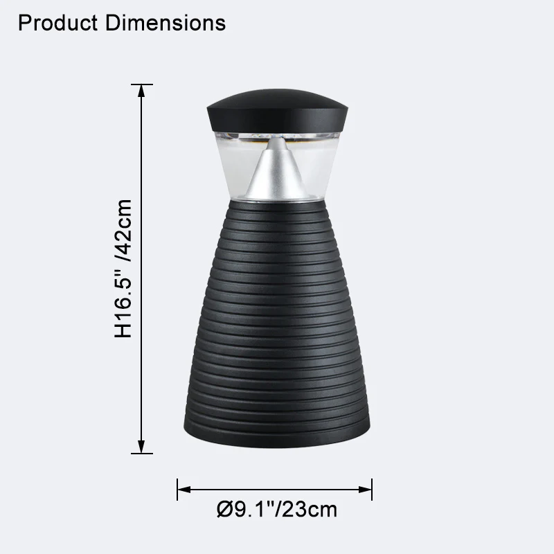 WOMO Small Bollard Light-WM9122 - Image 17